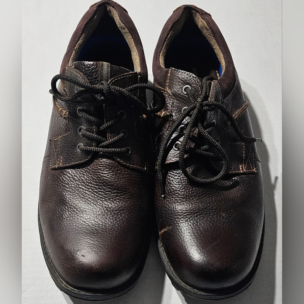 Dockers Leather Oxford Shoes Mens Size 13M‎ Brown Lace Up Dress Casual 90-31139